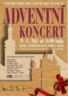 Adventní koncert v přesunutém kostele v Mostě